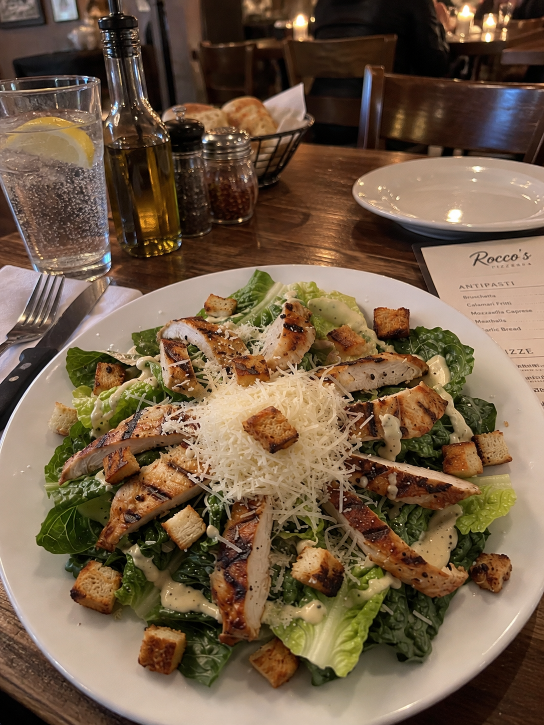 Original menu photograph one